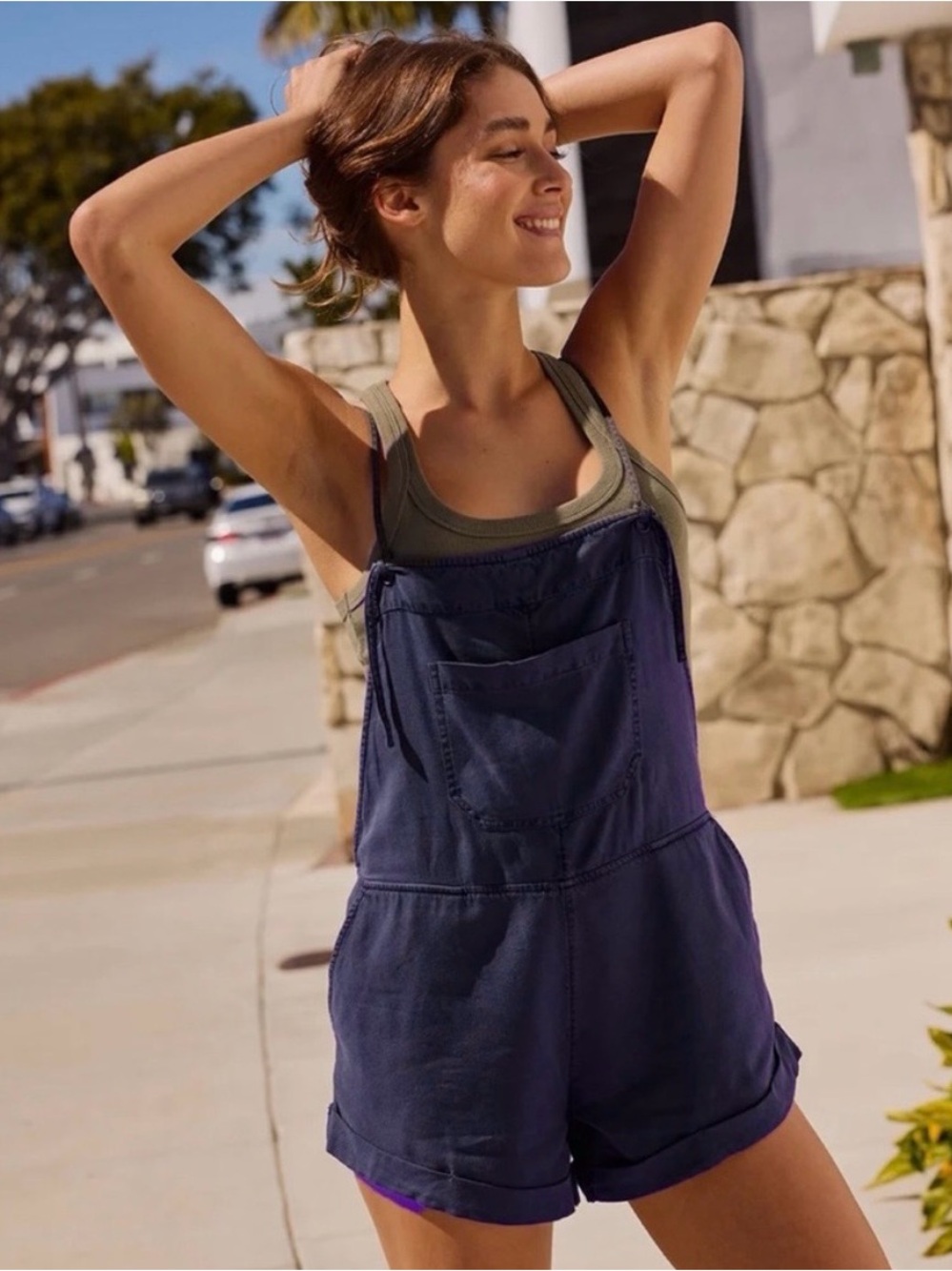 Billabong wild pursuit navy romper